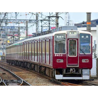 阪急8300系(2次車 8303編成 白ライト)8両編成セット(動力付き)