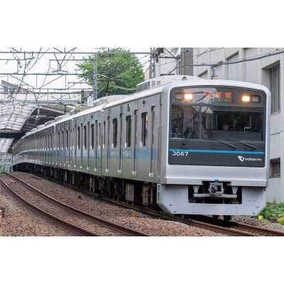 小田急3000形(3080番台 インペリアルブルー帯)10両編成セット(動力付き)