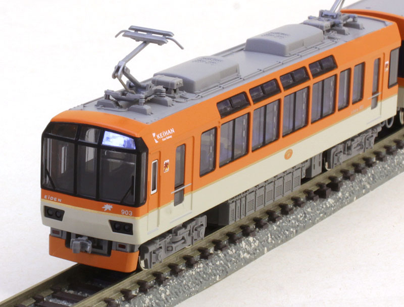 KATO Nゲージ 叡山電鉄900系 きらら オレンジ 10-1472 鉄道模型 電車