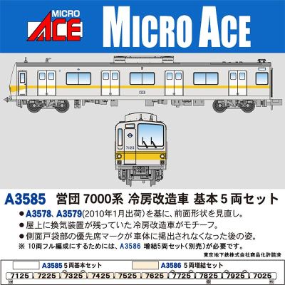 営団7000系 冷房改造車 基本&増結セット 商品画像