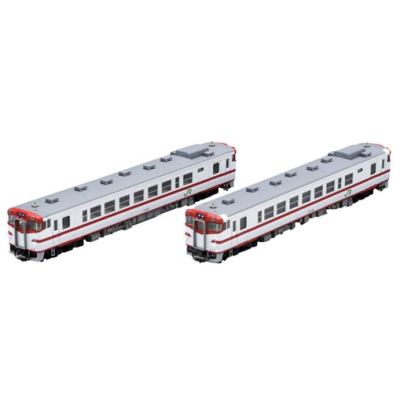 キハ40 500形ディーゼルカー(盛岡色 赤鬼)セット(2両)