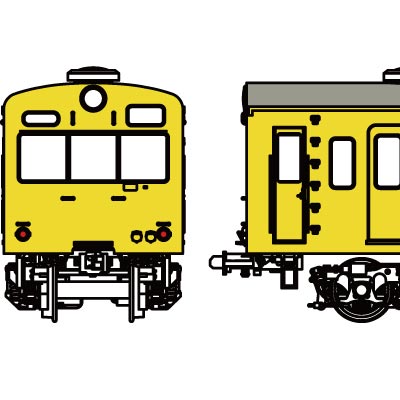 国鉄101系黄色5号基本2両セットD（南武支線）