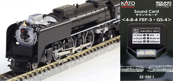 サウンドカード「4-8-4 FEF-3・GS-4」を使用する 【KATO】 | 鉄道模型 通販・Nゲージ ミッドナイン